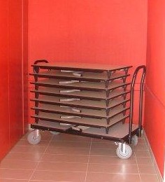 Chariot Réglable pour tables pliantes - photo 2