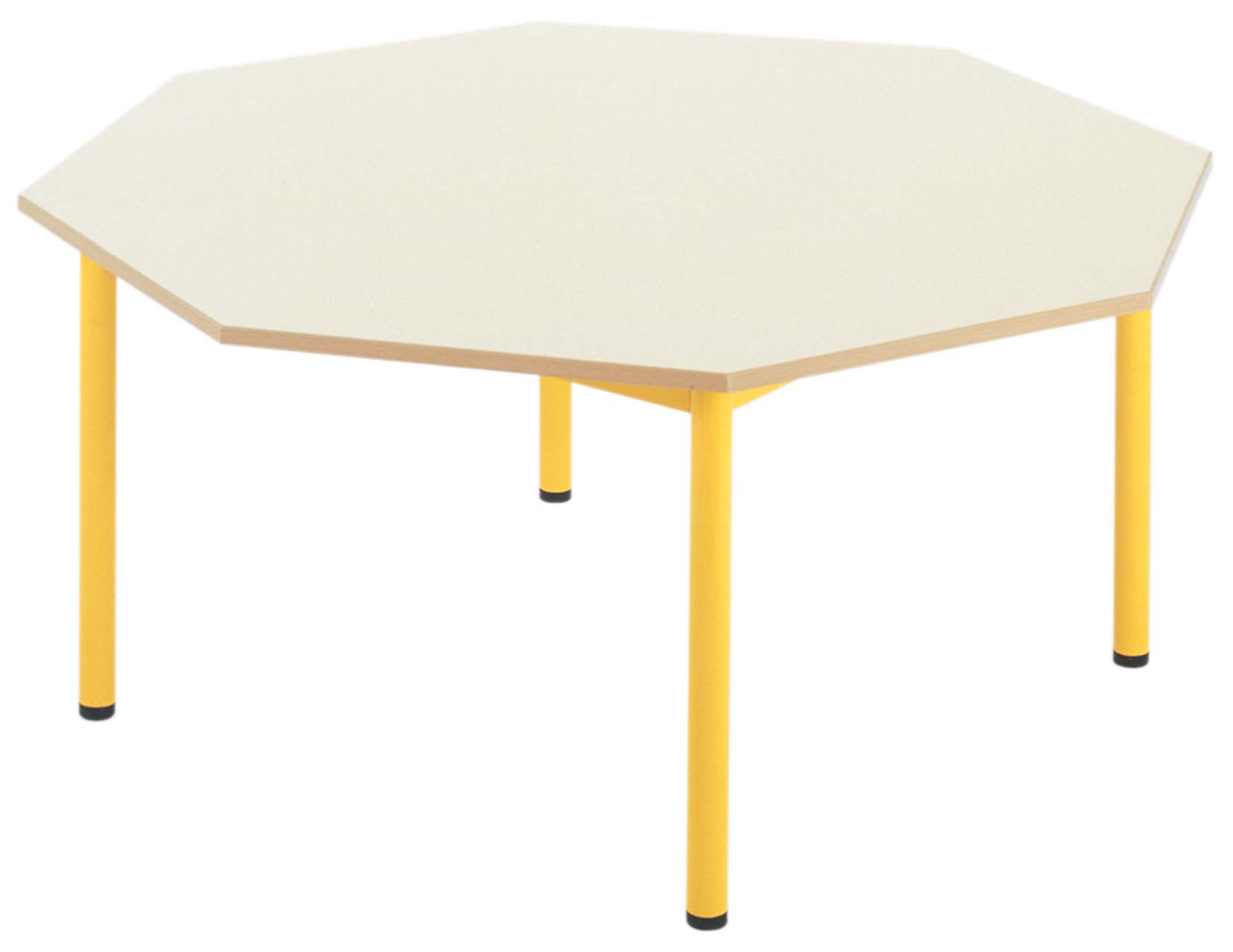 Table maternelle fixe Octogonale