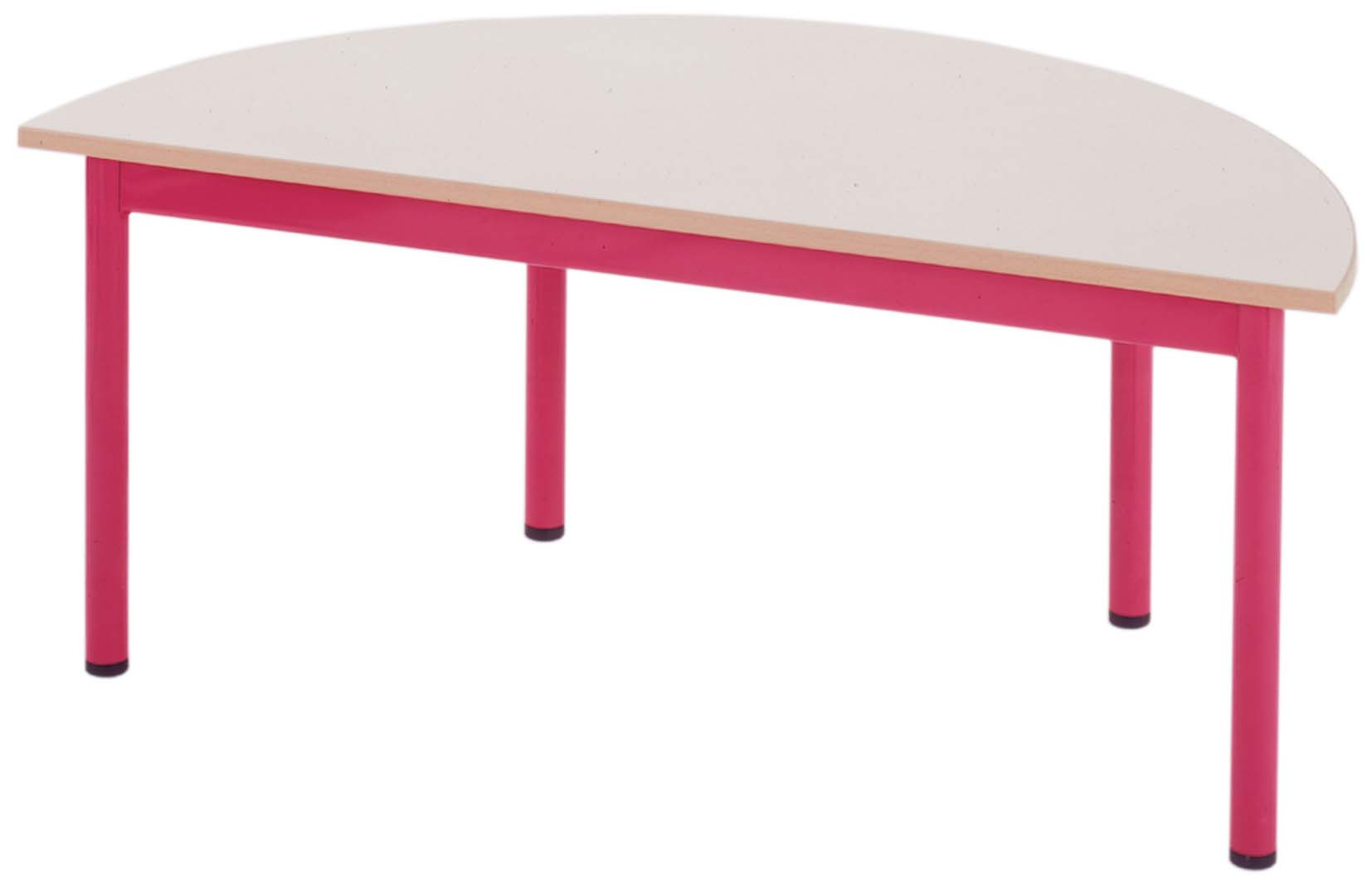 Table maternelle fixe 1/2 Ronde - photo 1