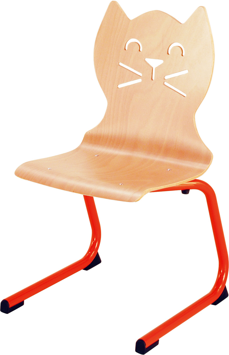 Chaise de restauration coque bois D petite taille