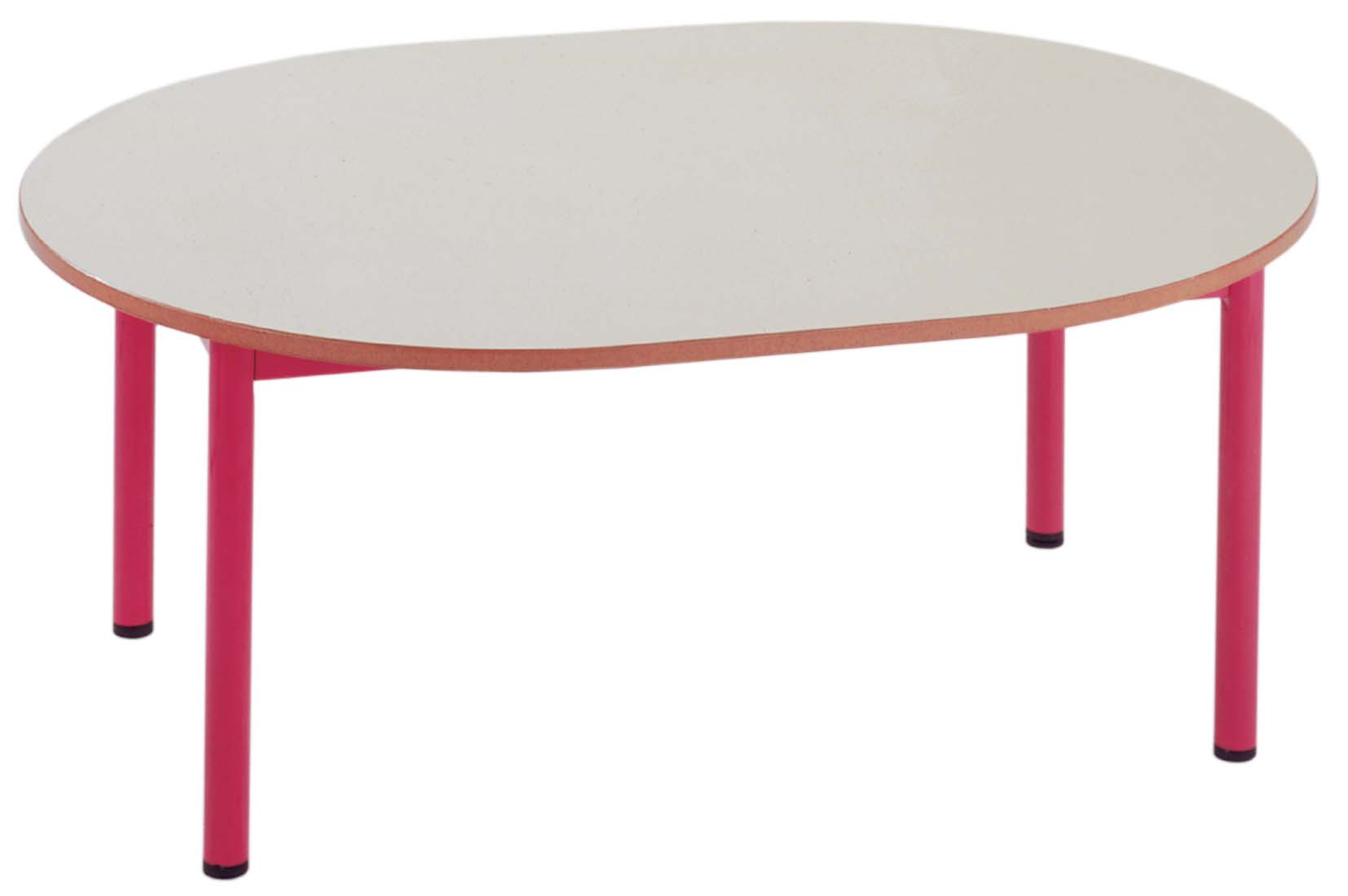 Table maternelle fixe Ovale